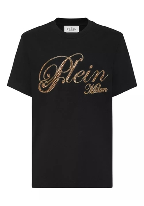 Philipp Plein logo-embellished T-shirt - Black
