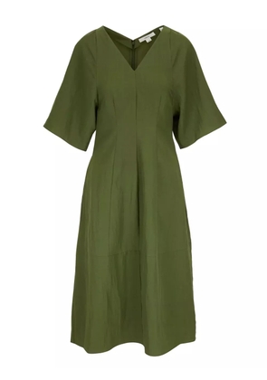 Vince short-sleeve V-neck dress - Green