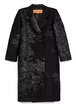 Stine Goya long-sleeves straight coat - Black