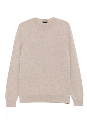 Zegna crew-neck sweater - Neutrals