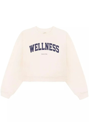 Sporty & Rich Wellness Ivy cropped sweatshirt - White
