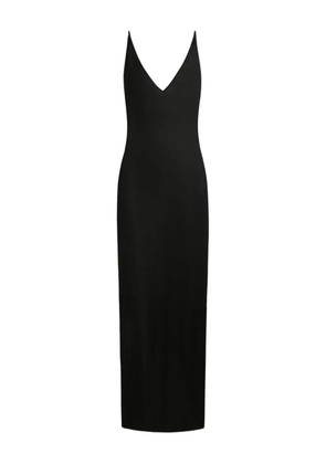 12 STOREEZ cape slip dress - Black