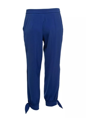 Moschino Pre-Owned 2024 Tied Cuff trousers - Blue