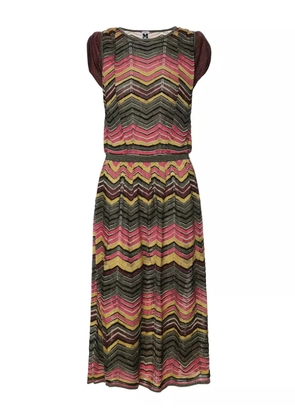 Missoni Pre-Owned chevron-knit dress - Brown