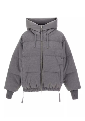 Duno quilted hooded down jacket - Grey