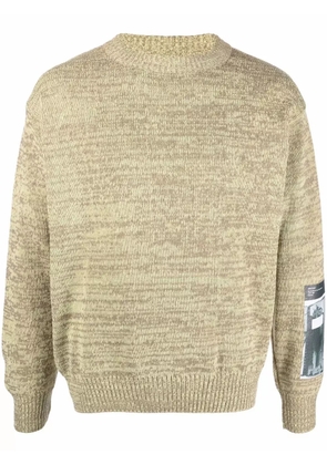 GR10K recycled knit jumper - Green