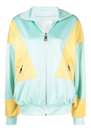 Khrisjoy panelled zip-up track jacket - Green