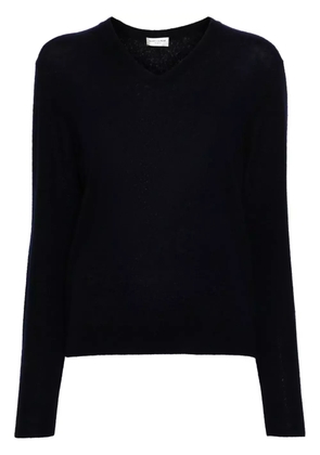 Saint Laurent V-neck knitted jumper - Blue