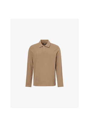 Mens Paige Hammond Knitted Cotton Polo Shirt