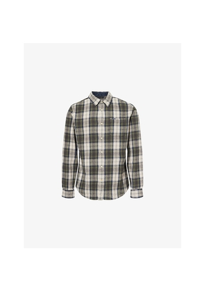 Mens Barbour Sillwith Checked Brushed-Cotton Shirt