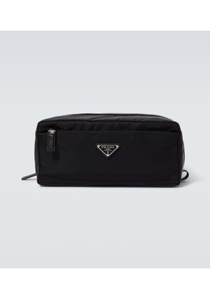 Prada Re-Nylon leather-trimmed toiletry bag