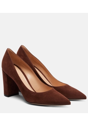 Gianvito Rossi Piper 85 suede pumps