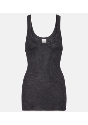 Calvin Klein Collection Ella ribbed-knit wool tank top