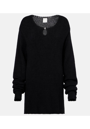 Calvin Klein Collection Cotton, silk, and cashmere sweater