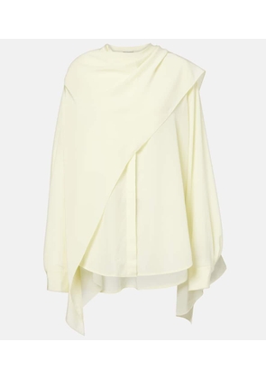 Calvin Klein Collection Kiki draped silk blouse