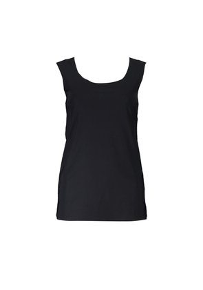 Patrizia Pepe Black Elastane Tank Top - XS