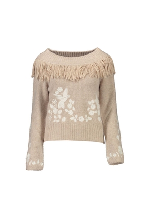 Blugirl Beige Wool Sweater - XS