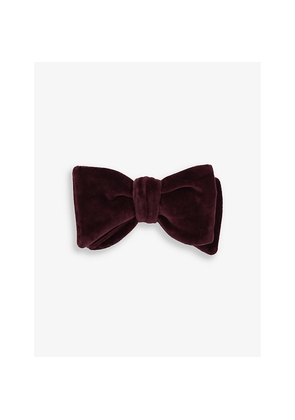 Mens Reiss Hike Self-Tie Velvet Bow Tie