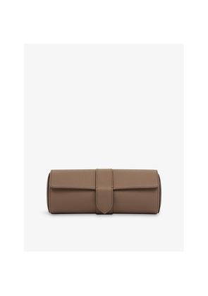 Smythson Panama Leather Watch Roll