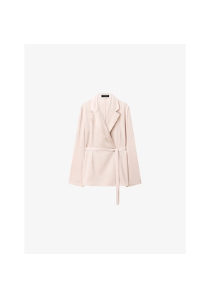 Womens Joseph Joubert Double-Breasted Silk Jacket