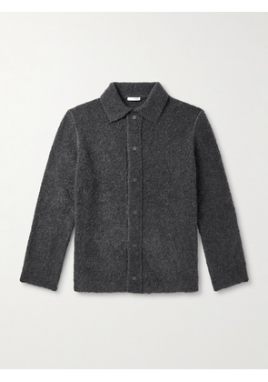 The Row - Novak Cashmere, Alpaca and Silk-Blend Bouclé Cardigan - Men - Black - M