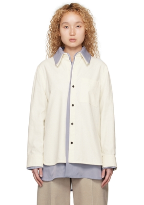 Bottega Veneta Off-White Double Layer Shirt