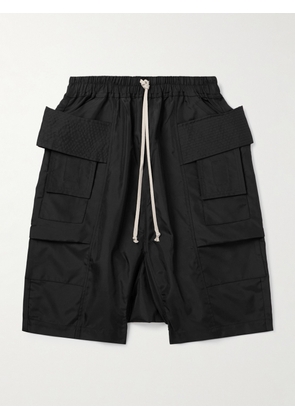 DRKSHDW By Rick Owens - Creatch Pods Straight-Leg Nylon-Canvas Cargo Shorts - Men - Black - XS