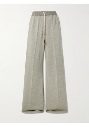 DRKSHDW By Rick Owens - Geth Belas Wide-Leg Embellished Cotton-Blend Jersey Sweatpants - Men - Gray - XS
