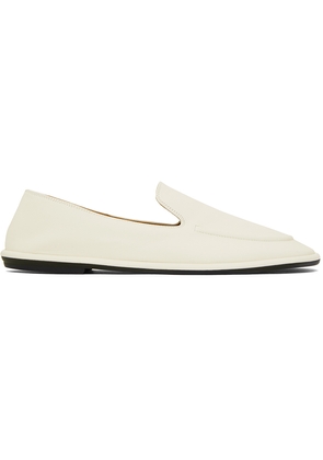 The Row Off-White Canal Loafers