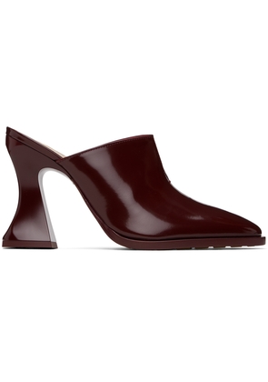 Bottega Veneta Burgundy Cha-Cha Mules