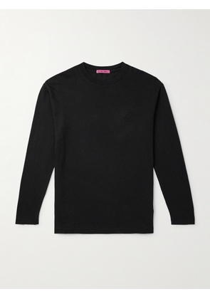 The Elder Statesman - Cotton and Cashmere-Blend T-Shirt - Men - Black - S