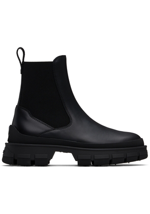 Moncler Black Hevea Chelsea Boots