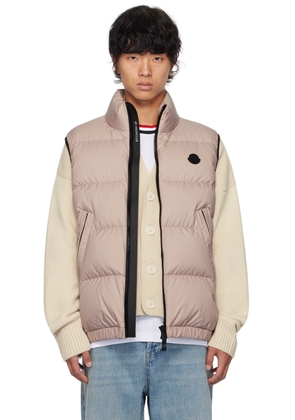 Moncler Taupe Fedare Down Vest