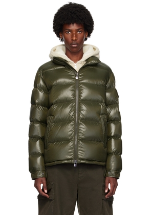 Moncler Khaki Maya Short Down Jacket
