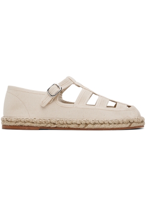 Bode Off-White Peggy Espadrilles
