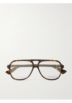 Bottega Veneta - Aviator-Style Recycled-Acetate Optical Glasses - Men - Tortoiseshell