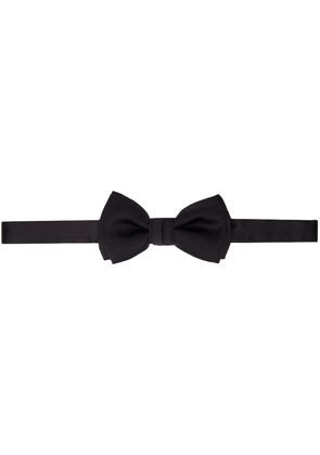 Ferragamo Black Hook-Eye Bow Tie