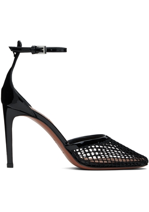 ALAÏA Black High Fishnet Heels