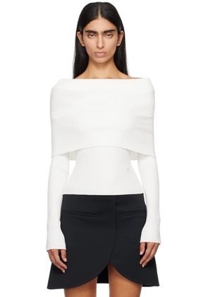 Courrèges White Twist Sweater