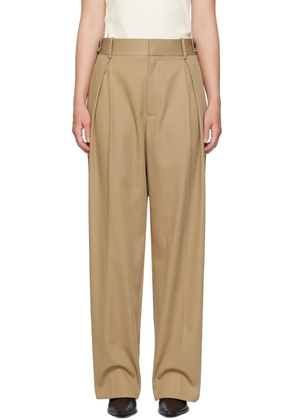 Bottega Veneta Tan Tapered Trousers