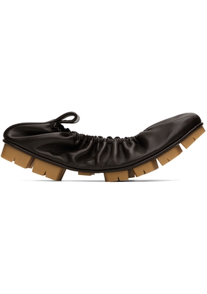 Bottega Veneta Brown Shore Ballerina Flats