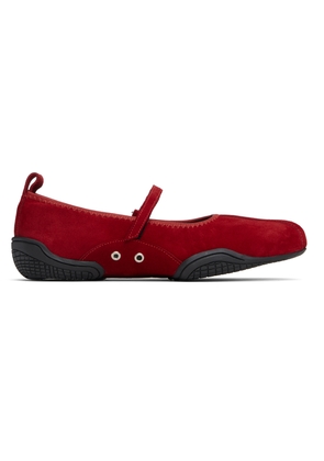 Nicole Saldaña Red Sophie Ballerina Flats