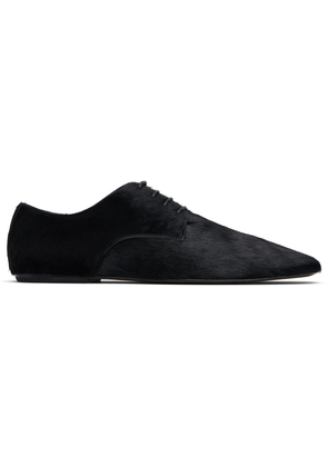 Dries Van Noten Black Square Toe Derbys