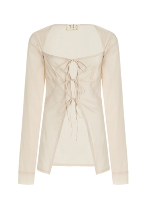 TG Botanical Exclusive Kati Cotton-Blend Top - Moda Operandi