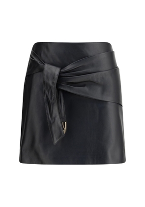 Versace Lambskin Miniskirt