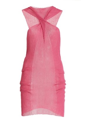Bottega Veneta Twisted Ribbed Cotton-Blend Tank Top - Moda Operandi
