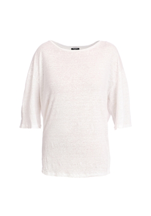 Balmain Elbow-Length Linen T-Shirt - Moda Operandi