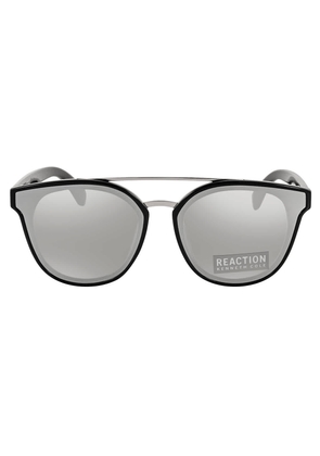 Kenneth Cole Reaction Smoke Mirror Round Unisex Sunglasses KC2835 01C 63