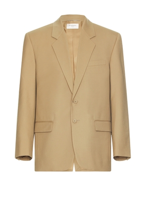 Saint Laurent Yves Blazer in Gingembre - Beige. Size 48 (also in 50, 52).