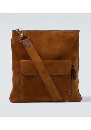 Metier Slide suede messenger bag